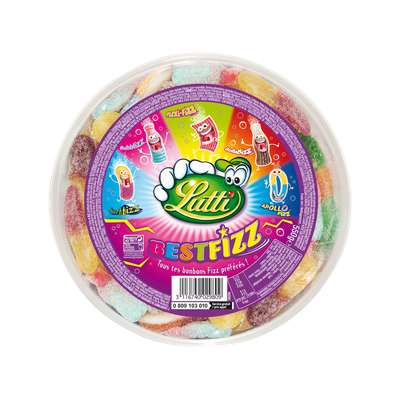 Bonbons Best-Fizz Tubo, Lutti (550 g)