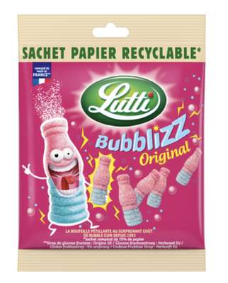 Bonbons Bubblizz piquants, Lutti (170 g)