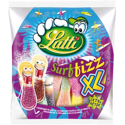 Bonbons Surffizz XL, Lutti (200 g)