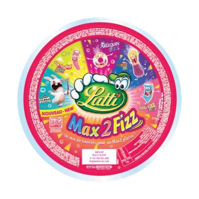 Assortiment bonbons Max 2 Fizz, Lutti (500 g)