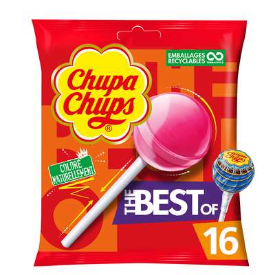Sucettes The Best Of, Chupa Chups (x 16, 192 g)