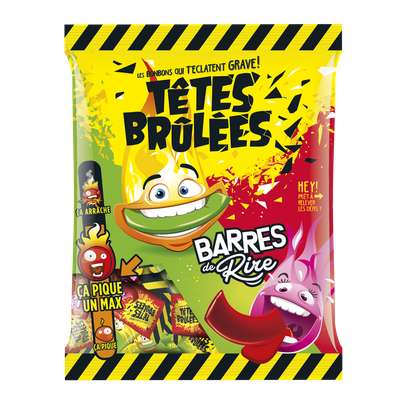Bonbons pomme fraise, Têtes Brulées (200 g)