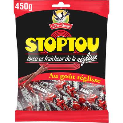 Bonbons réglisse Stoptou, La Pie qui chante (450 g)
