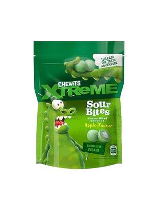 Bonbons acidulés coeur liquide goût pomme, Chewits (115 g)
