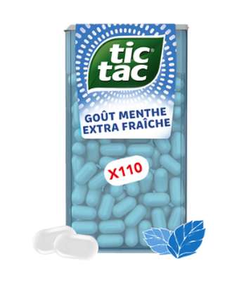 Tic Tac menthe extra fraiche (x 110, 54 g)