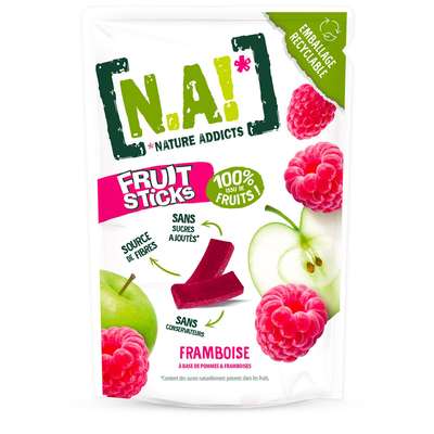 Fruit Sticks framboise, N.A! (40 g)