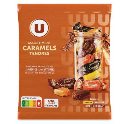 Assortiments de bonbons au caramel tendre, U (340 g)