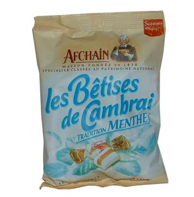 Les bêtises de cambrai tradition menthe, Afchain(150 g)