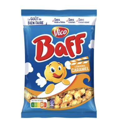 Pop Corn au caramel L'original, Baff (100 g)