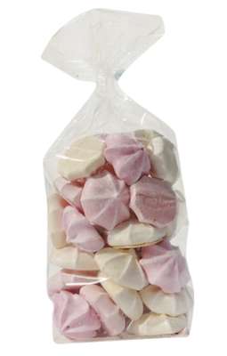 Mélange meringuettes vanille/fraise sans gluten, Astruc Pâtisserie (x 26, 200 g)