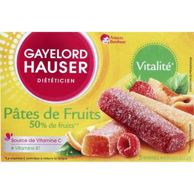 Pâte de fruits, Gayelord Hauser (125 g)