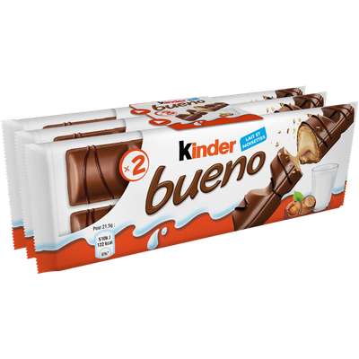 Kinder Bueno en pack de 2 (x 3)