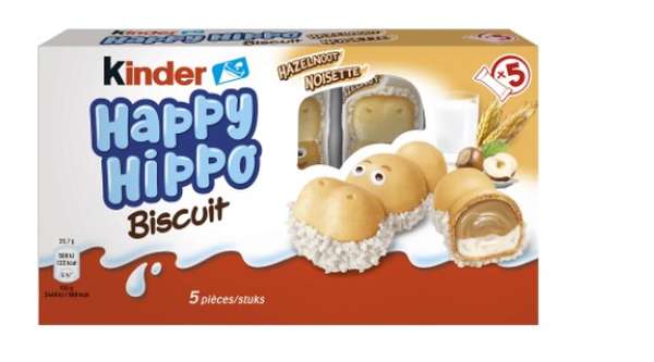 Biscuit happy hippo noisettes, Kinder (104 g)