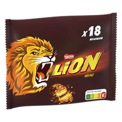 Mini-barre chocolat Lion, Nestlé (x18, 350 g)