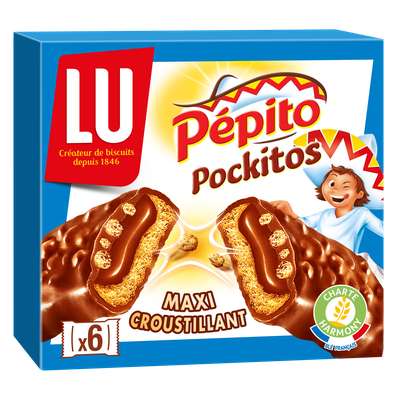 Barres Pepito Pockitos maxi croustillant (x 6, 162 g)
