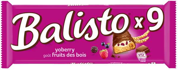 Barres Fruits des Bois, Balisto (x 9, 167 g)