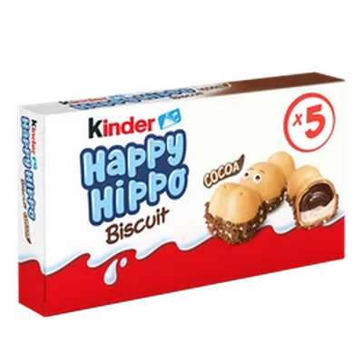 Biscuit happy hippo cacao, Kinder (x 5)