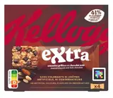 Barres amandes grillées et chocolat, Kellogg's (4 barres, 128 g)
