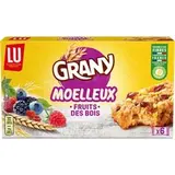 Barre de céréales Grany moelleux fruits des bois, Lu (x 6, 188 g)