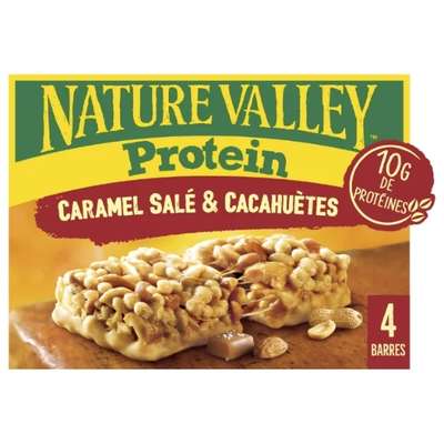 Barre caramel salé & cacahuètes, Nature Valley  (4 x 40 g)