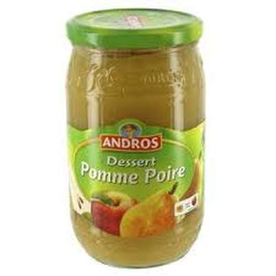 Compote pomme/poire, Andros (750 g)
