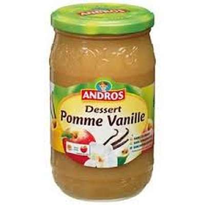 Compote pomme/vanille, Andros (750 g)