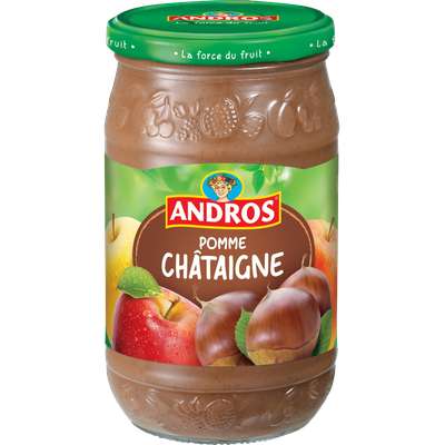 Compote pomme/châtaigne, Andros (785 g)