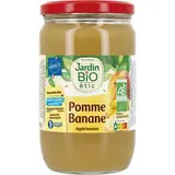 Dessert compoté Pomme Banane BIO, Jardin BIO (680 g)