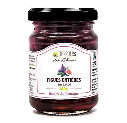 Figues entières au sirop, Terroirs du Liban (180 g)