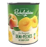 Demi pêches au sirop, Rochefontaine (480 g)