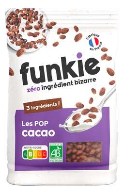 Les POP - céréales de riz au cacao BIO, Funkie (300 g)