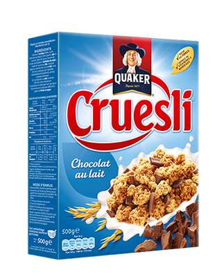 Cruesli au chocolat au lait, Quaker  (450 g)