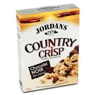 Country crisp chocolat noir, Jordans (550 g)