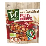 Muesli croustillant aux fruits rouges BIO, Terre & Céréales (500 g)