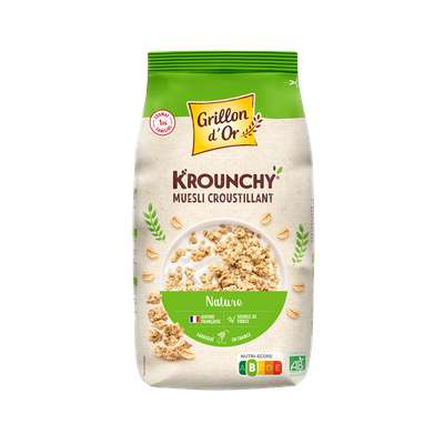 Céréales Krounchy nature BIO, Grillon d'Or (1 kg)