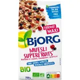 Muesli superfruits format maxi BIO, Bjorg (750 g)