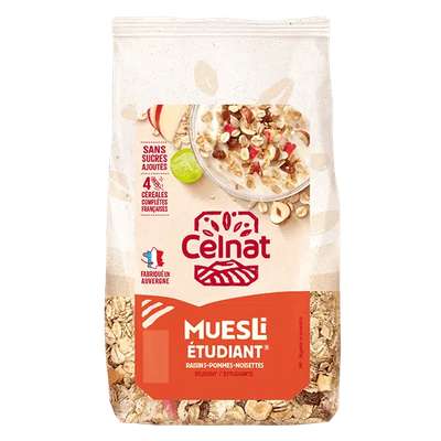 Muesli Étudiant BIO, Celnat (500 g)