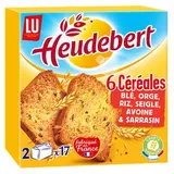 Biscottes 6 céréales, Heudebert (300 g)