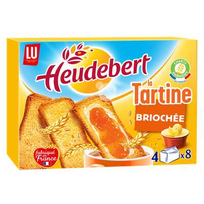 Tartines briochées, Heudebert (320 g)