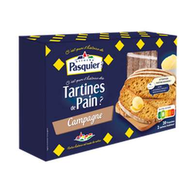 Tartine de pain de campagne, Pasquier, (180 g)