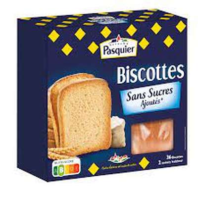 Biscotte au froment sans sucre ajouté, Pasquier (300 g)