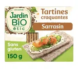Tartines craquantes sarrasin sans gluten BIO, Jardin Bio (150 g)