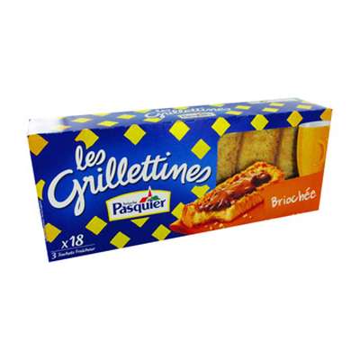 Grillettines briochées, Pasquier (x18, 255 g)