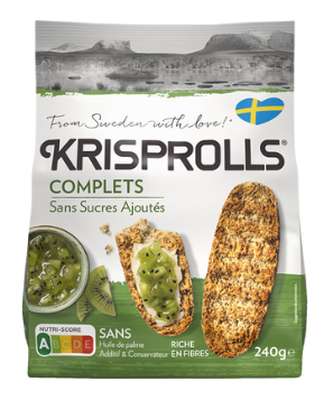 Krisprolls complet sans sucre (240 g)