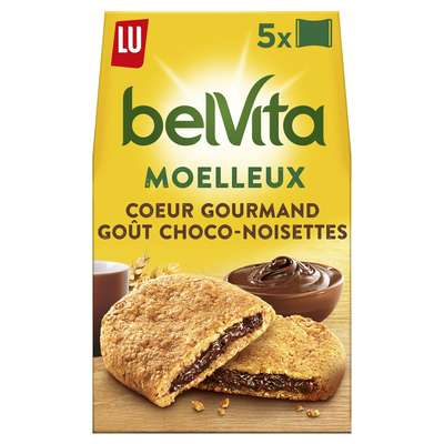 Belvita Petit déjeuner coeur gourmand choco-noisette, Lu (250 g)