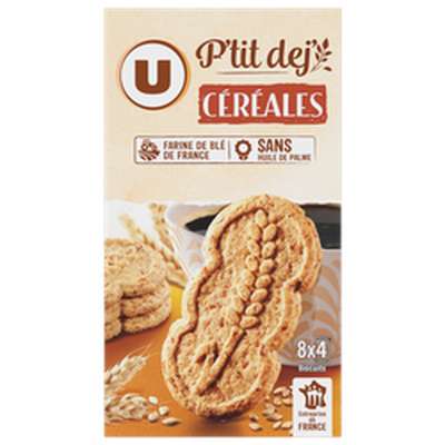 Petit déjeuner tout céréales, U (400 g)