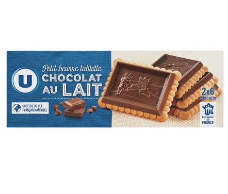 Petit beurre tablette chocolat au lait, U (150 g)