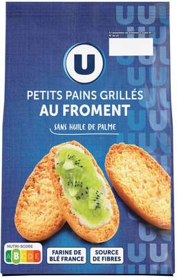 Petits pain grillés au  Froment, U   (225 g)