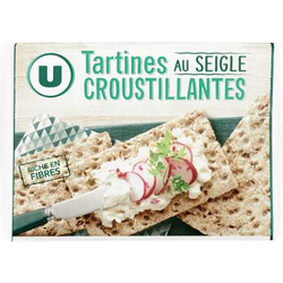 Tartine croustillante seigle, U (250 g)