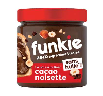 OUF! La pâte à tartiner onctueuse Cacao Noisette BIO, Funkie (200 g)